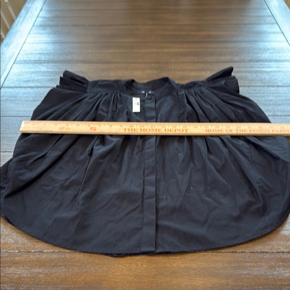 Madewell Poplin Shirred Button-Up Shirt Size XXS - Picture 8 of 13